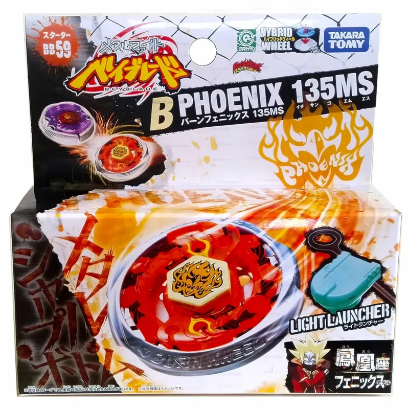 Toupie Burn Phoenix Beyblade Metal Fusion 100% Original